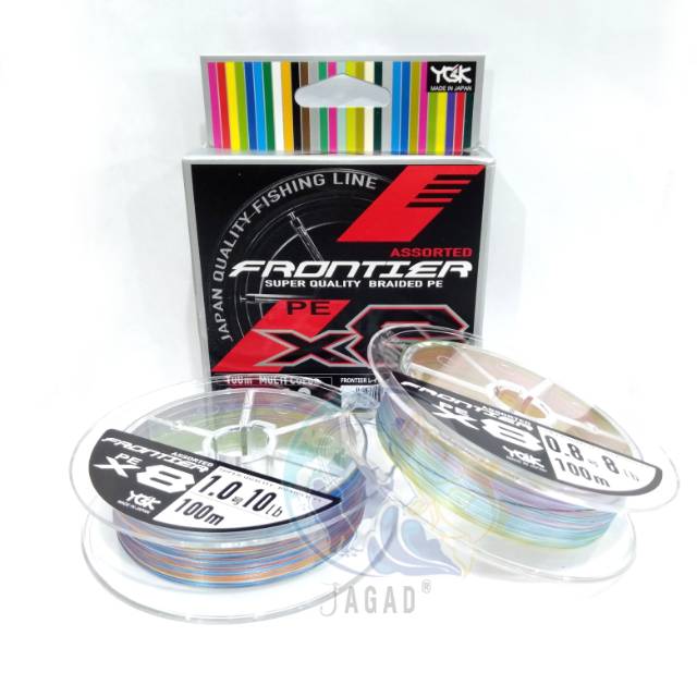 Senar Pe YGK Frontier X8 100 Multi Color