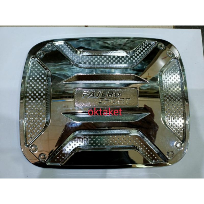 tank cover  all new pajero xtivo Hitam  Chrome jsl