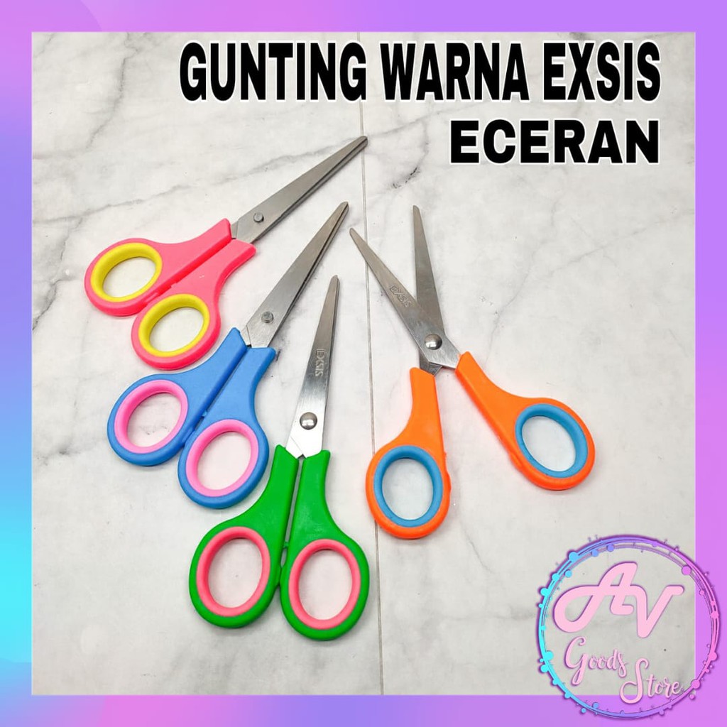 

gunting 1pcs / scissor / gunting WARNA PASTEL / gunting EX 04-05-06 ECER 1pcs