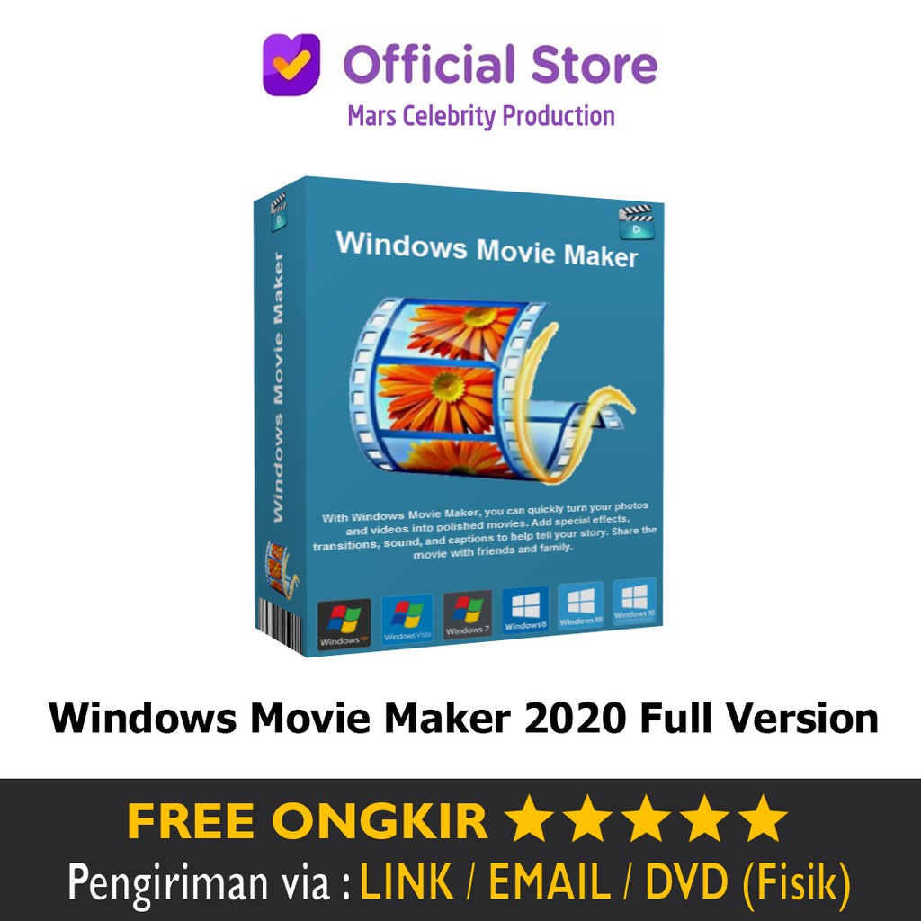 Jual Software Windows Movie Maker 2020 Full Version PRO - Aplikasi Edit ...