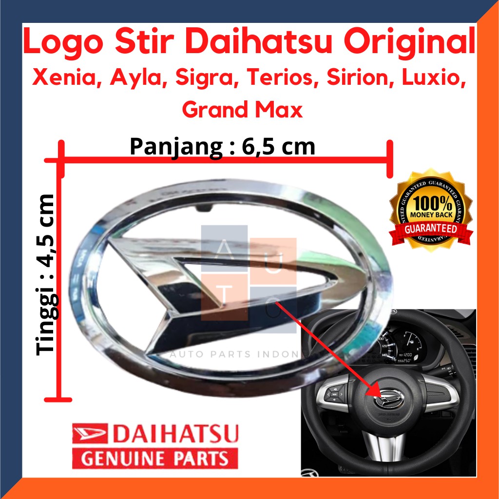 Logo Stir Daihatsu Xenia/ Logo Stir Daihatsu Ayla/ Logo Stir Daihatsu Sigra/ Logo Stir Terios
