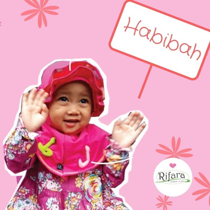 Jilbab Anak RIFARA HABIBAH ( Size XS, S dan M ) , Jilbab Baby