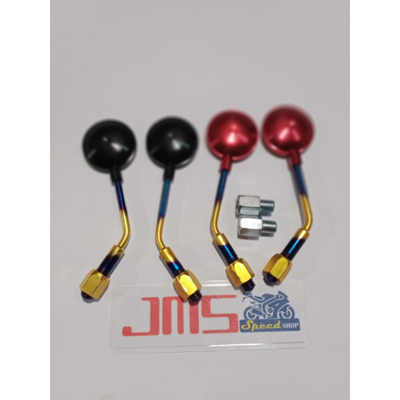 kaca spion mini cnc gagang tu tone 2 tone honda dan yamaha beat vario scoopy genio mio m3 xeon aerok