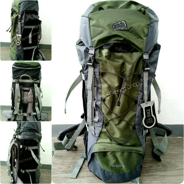 Tas Gunung murah Sioux Ransel Camping Carrier Shioux 50l Hijau New