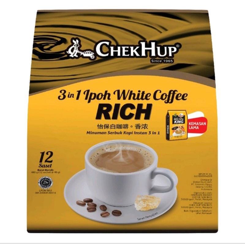 

ChekHup 3in1 IPOH White coffee King BPOM