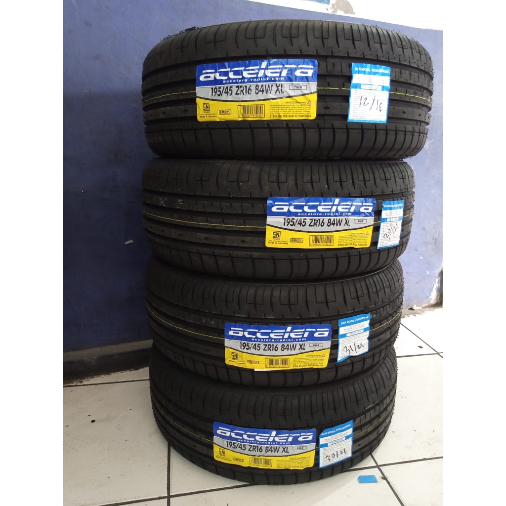 Ban mobil ukuran 195 45 R16 Accelera ban mobil ceper brio yaris jazz ukuran 195/45 16 - ban cawang