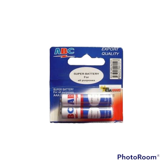 Baterai AAA ABC Biru 2 pc