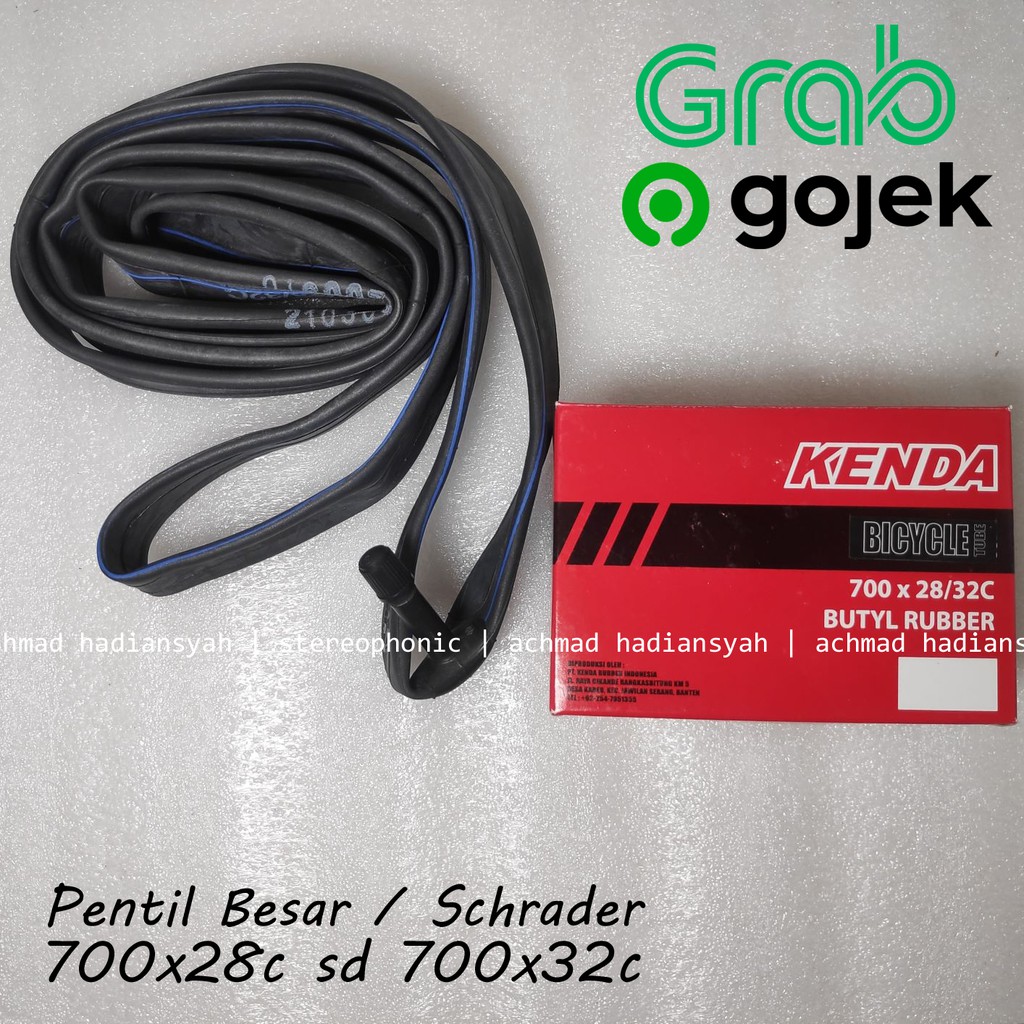 Ban dalam KENDA Schrader Valve 700x28c Ban dalem KENDA 700x28c Ban dalem 700x32c Ban dalem 700c 32c