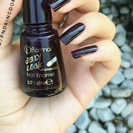 ♝ KUTEK MAROON ~ Kutek Halal / Kutek Merah Marun / Cat Kuku / Kutek Peel Off Nail Polish ۞