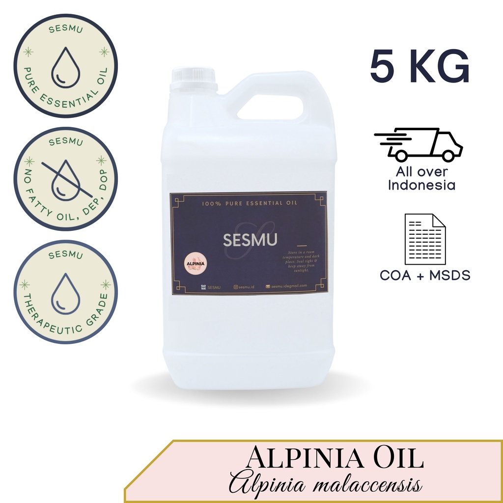 5 KG / 5 L / 5000 ML ALPINIA (LENGKUAS) 100% PURE ESSENTIAL OIL / MINYAK ATSIRI