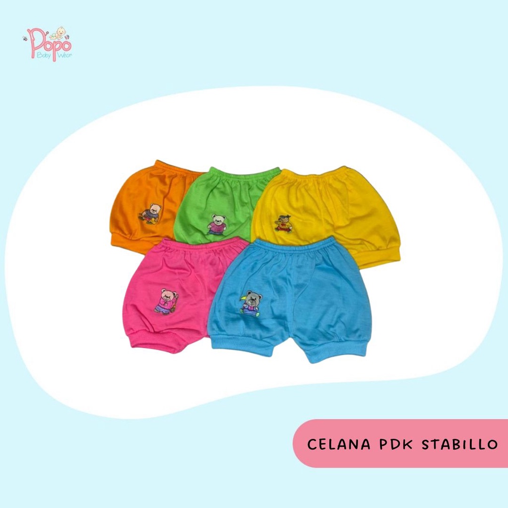 Celana Pendek Bayi Warna Stabillo (REQUEST WARNA TULIS DI CATATAN, TDK REQUEST KIRIM RANDOM)