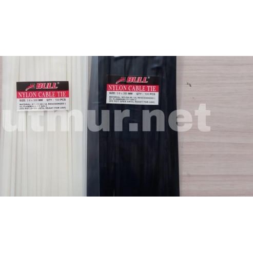 Kabel Ties Tali Ripet 4x300mm Pengikat Kabel 30cm Putih