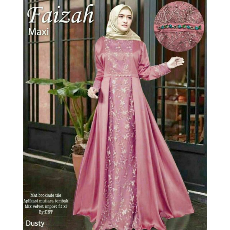 GAUN PENGANTIN, GAMIS BROKAT MIX. VALVET MUTIARA TEMBAK