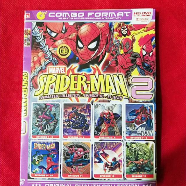 Kaset DVD film anak Spiderman collection vol 2