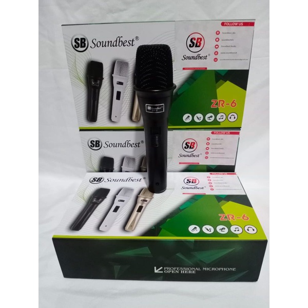 mic kabel microphone soundbest ZR-6.original