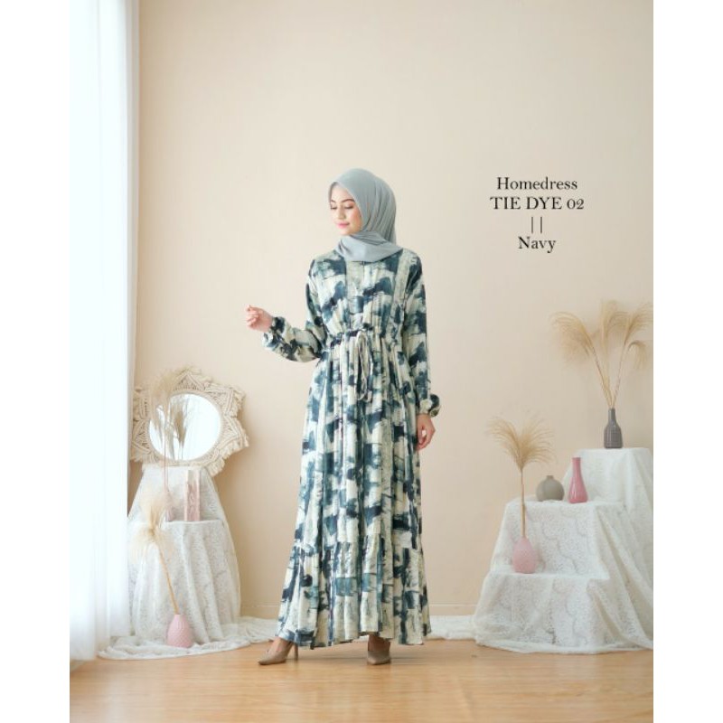 Dress Tie Dye / Homedress Rayon / Homeydress Tie dye / Homewear Best Seller  / Gamis Rayon