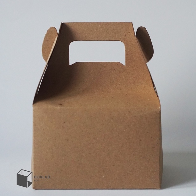 

Gable Box 15x10x10 cm, Packaging Cake, Box Tenteng, Hampers, Kotak Kraft GB 151010