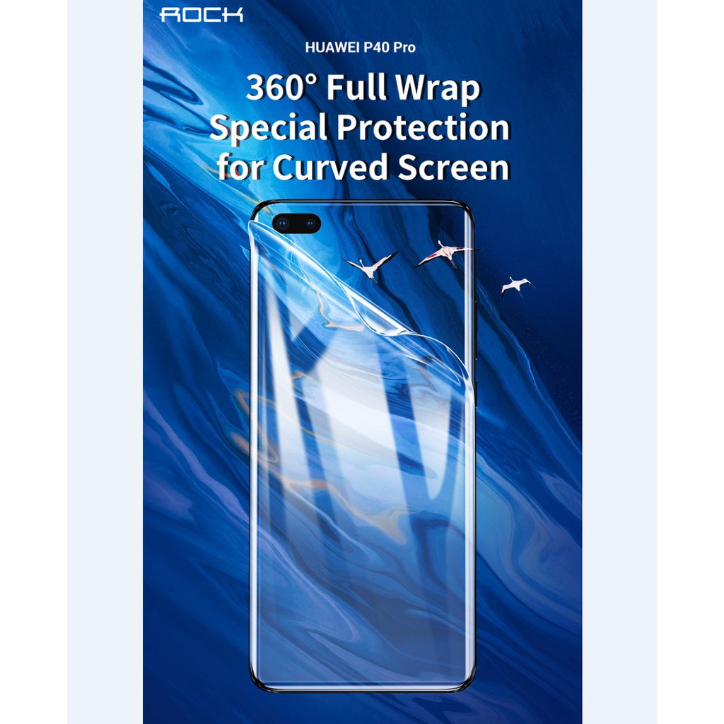 Anti Gores Huawei P40 Pro ,P40 pro plus ROCK Hydrogel Screen Protector Huawei Ori