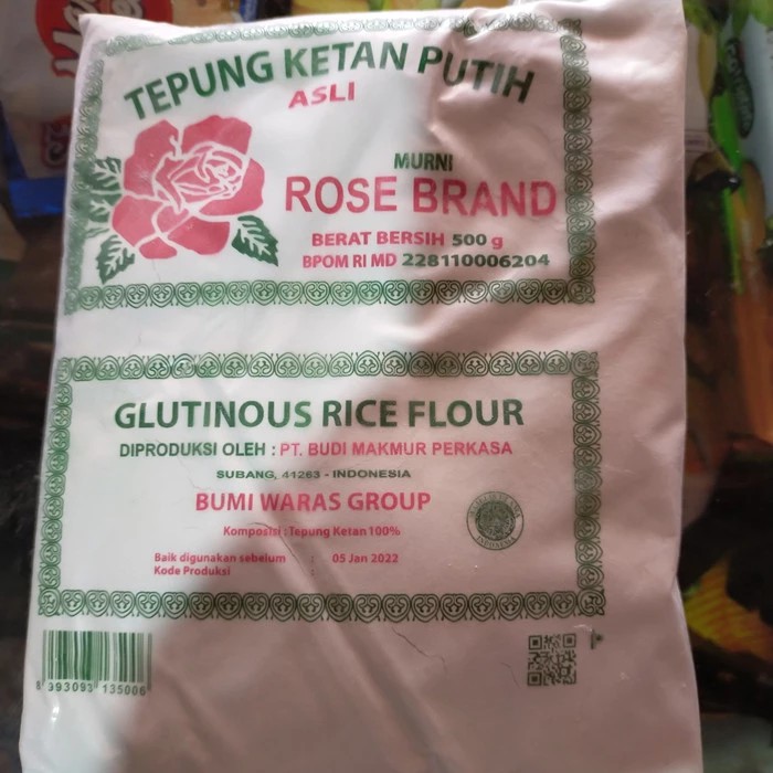 

Tepung Ketan Rose Brand 500gr