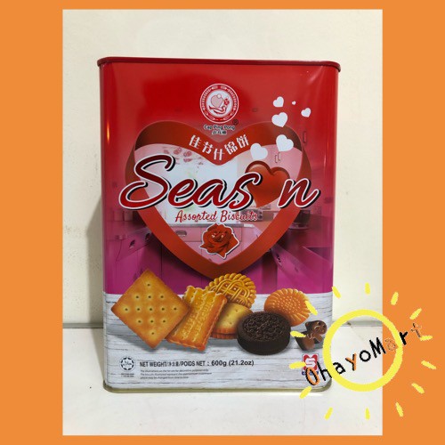 

Hup Seng Biskuit Beraneka / Season Assorted Biscuits/ biskuit kaleng