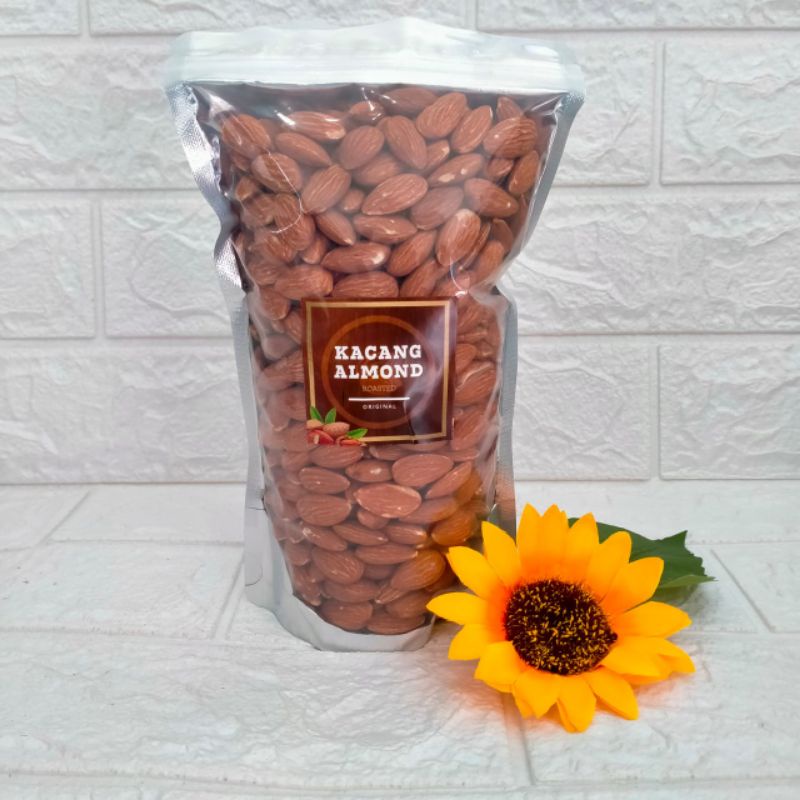 

KACANG ALMOND KUPAS ORIGINAL ROASTED || KACANG ALMOND KULIT BETTER MILK 500g