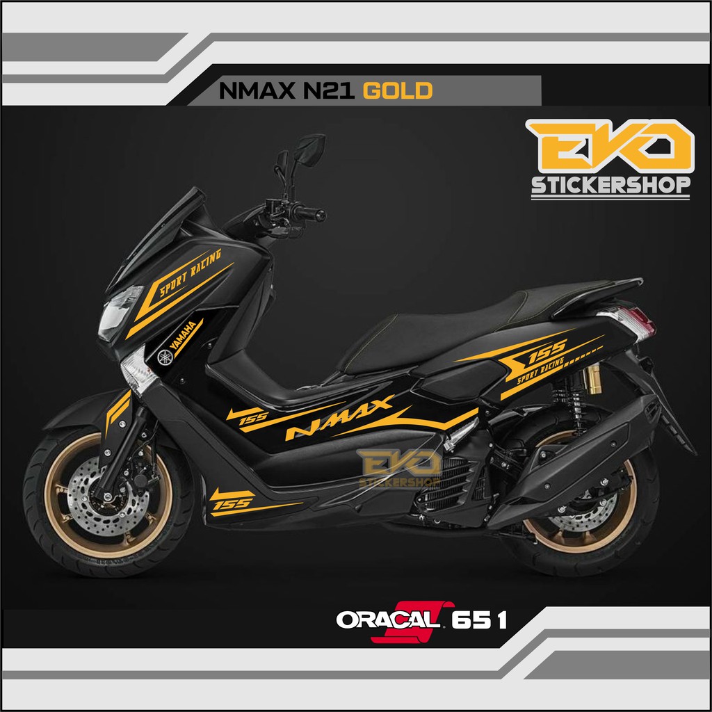 30 Trend Terbaru Stiker  Nmax  2021 Gold Aneka Stiker  Keren