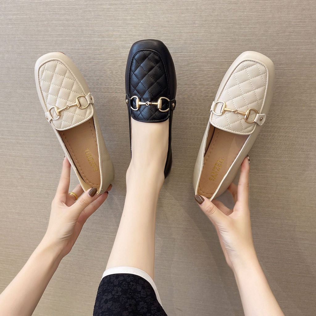 Sepatu Flat Loafer Wanita GO09