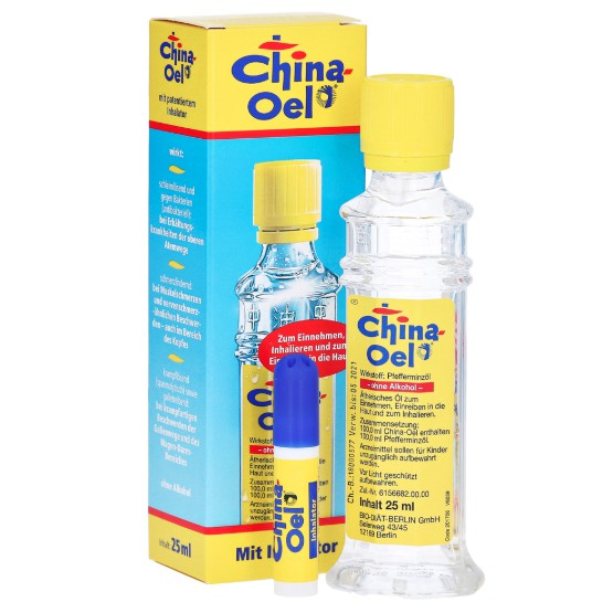 China Oel 25 ml dengan Inhalator ( Tanpa kardus )