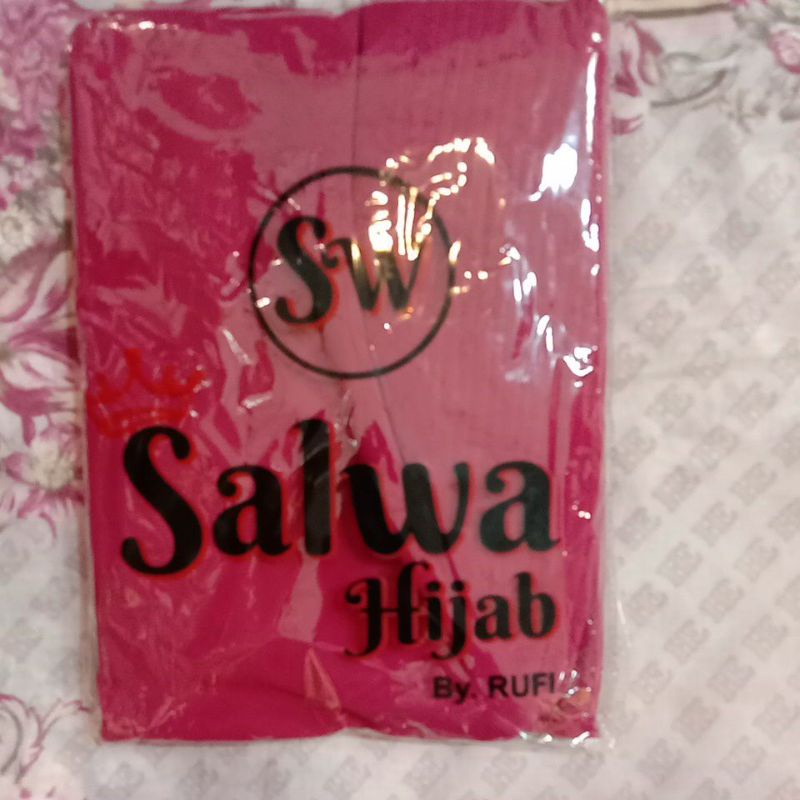 TERBARU!! KHIMAR 2LAYER BERSWAROSKY CHANEL-Pink panta