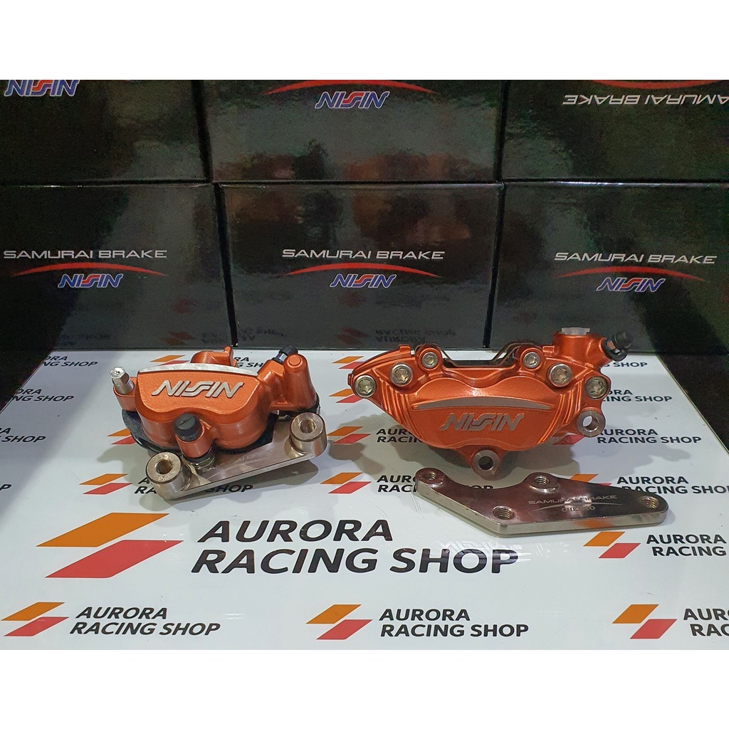 PAKET KALIPER NISSIN SAMURAI SET 4 PISTON & 2 PISTON YAMAHA XMAX 250