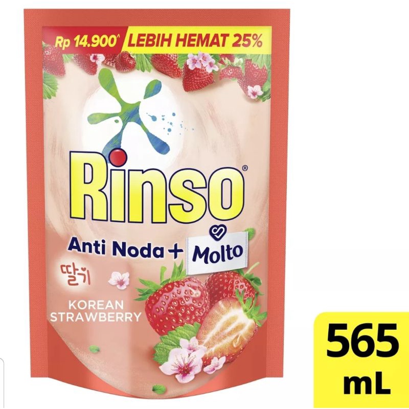 Rinso Molto Deterjen Cair 565ml/750ml