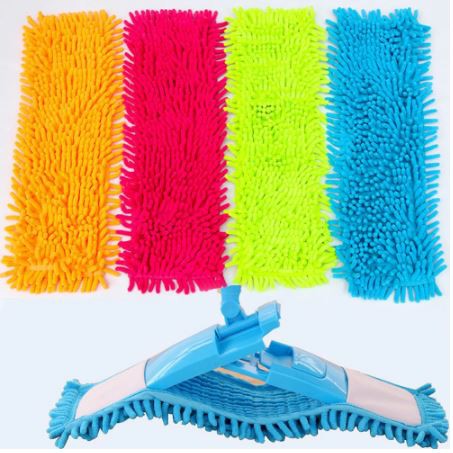 Magic Mop Fiber Clean Chenille Pembersih Lantai Serbaguna Peralatan Kebersihan Praktis