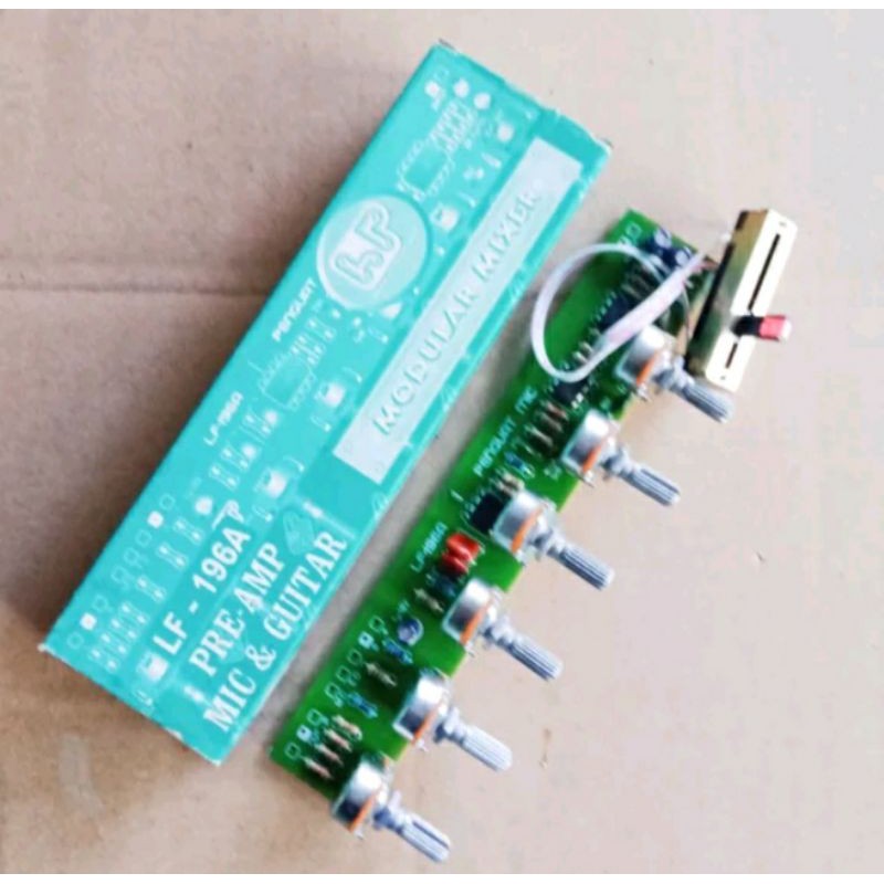 Kit Mixer Pre Amp Mic & Guitar Primer LF 196A