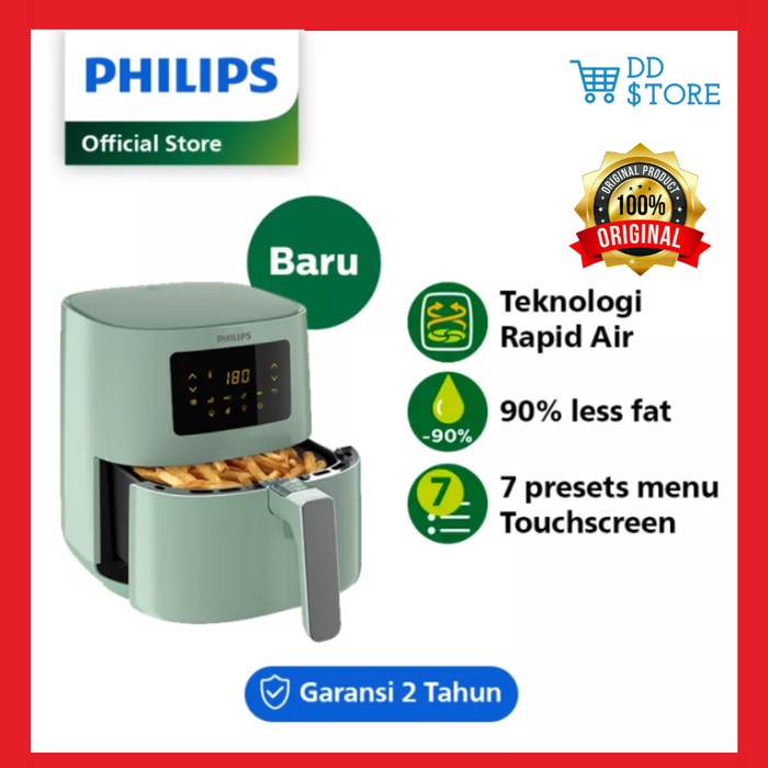 {syanestore} PHILIPS Air Fryer Spectre HD 9252 Airfryer HD9252  - New - HD9252 HIJAU Limited