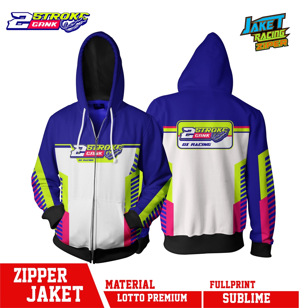JAKET 2STROKE GANK ZIPPER RACINGONE