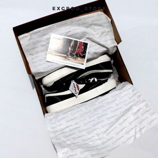  Sepatu  Compass  Gazelle Low Black White BNIB not Vintage  