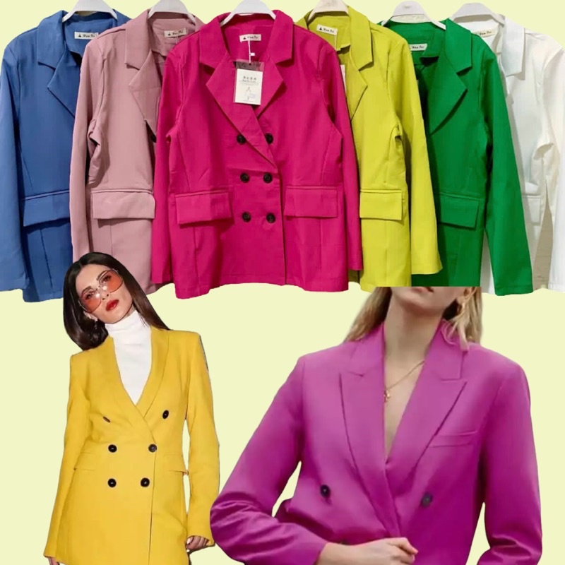 539 BLAZER IMPORT HK // BLAZER PREMIUM WARNA WARNI // BLAZER FULL COLOR