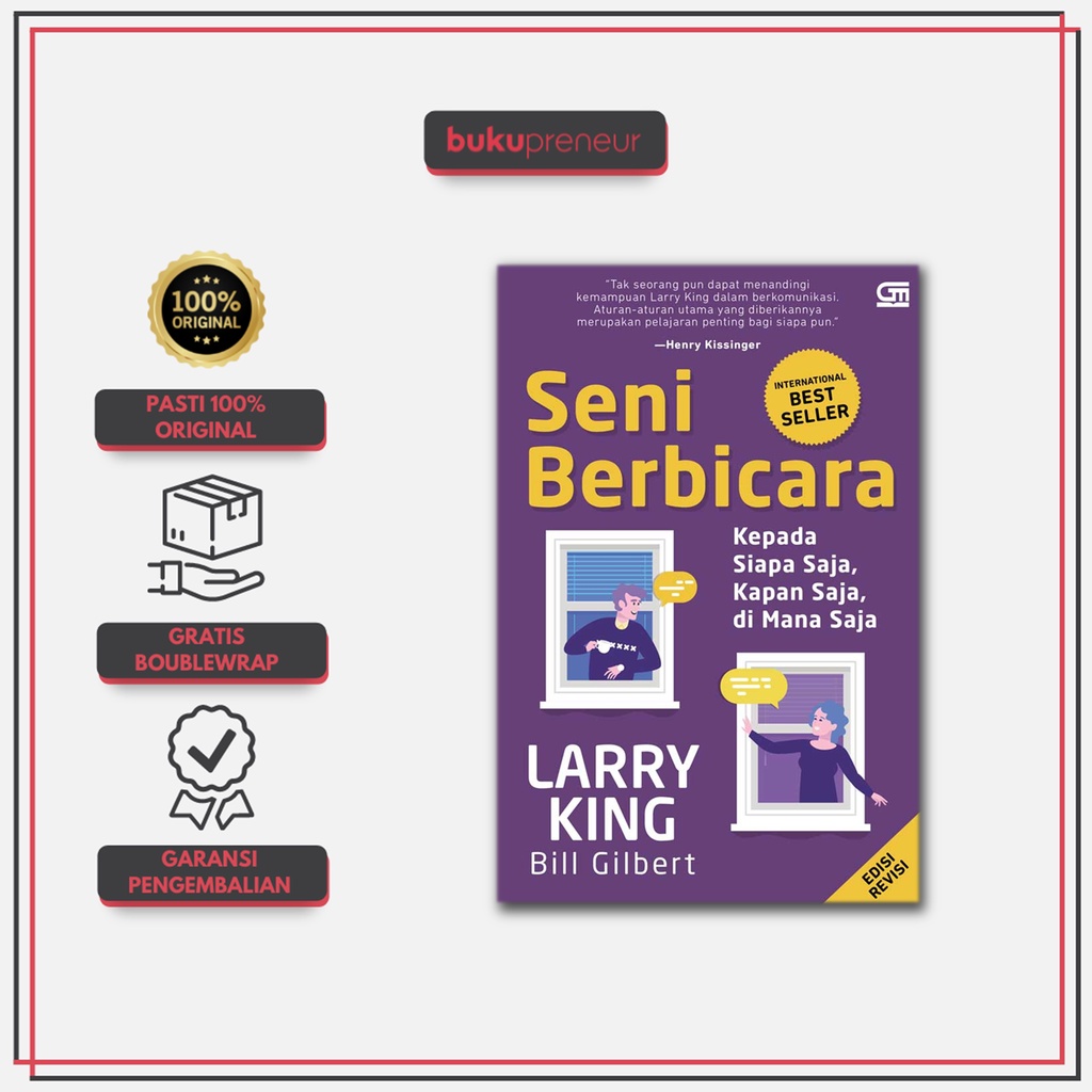 Seni Berbicara Kepada Siapa Saja Kapan Saja Dimana Saja - Larry King