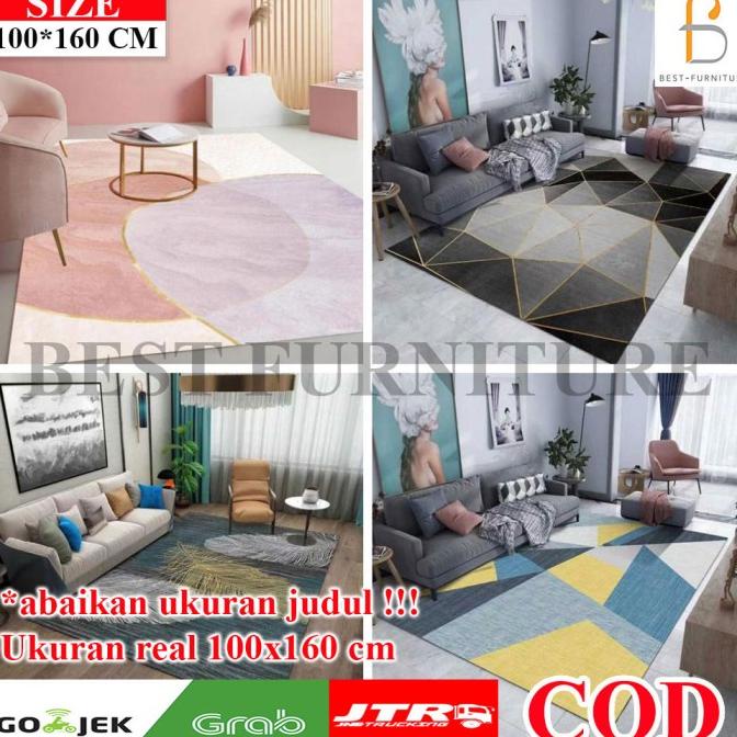 Best Karpet Bulu Polos Jumbo Karpet Japan Lantai uk 185x185