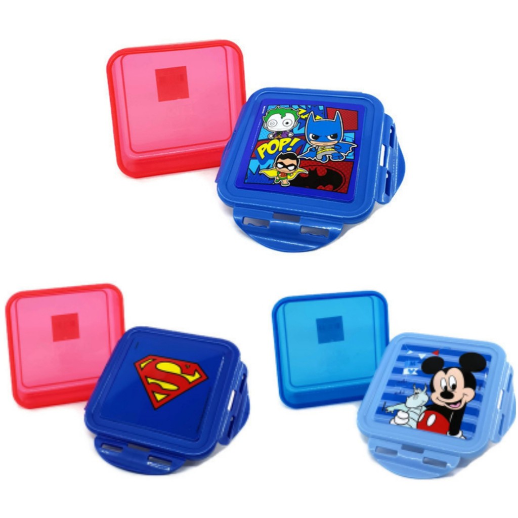 Kotak makan roti kecil anak karakter/ Lunch box karakter