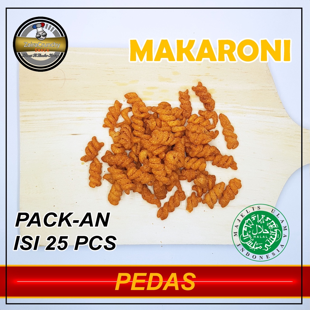 

Makaroni Spiral Pack-an isi 25 pcs 500-an