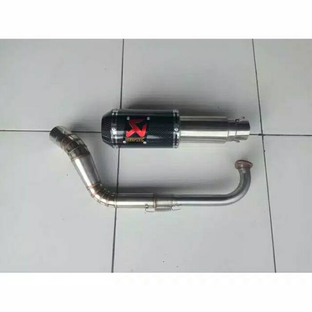KNALPOT RACING NMAX AEROX 155 VARIO BEAT MIO SCOOPY VIXION R15 KNALPOT AKRAPOVIC