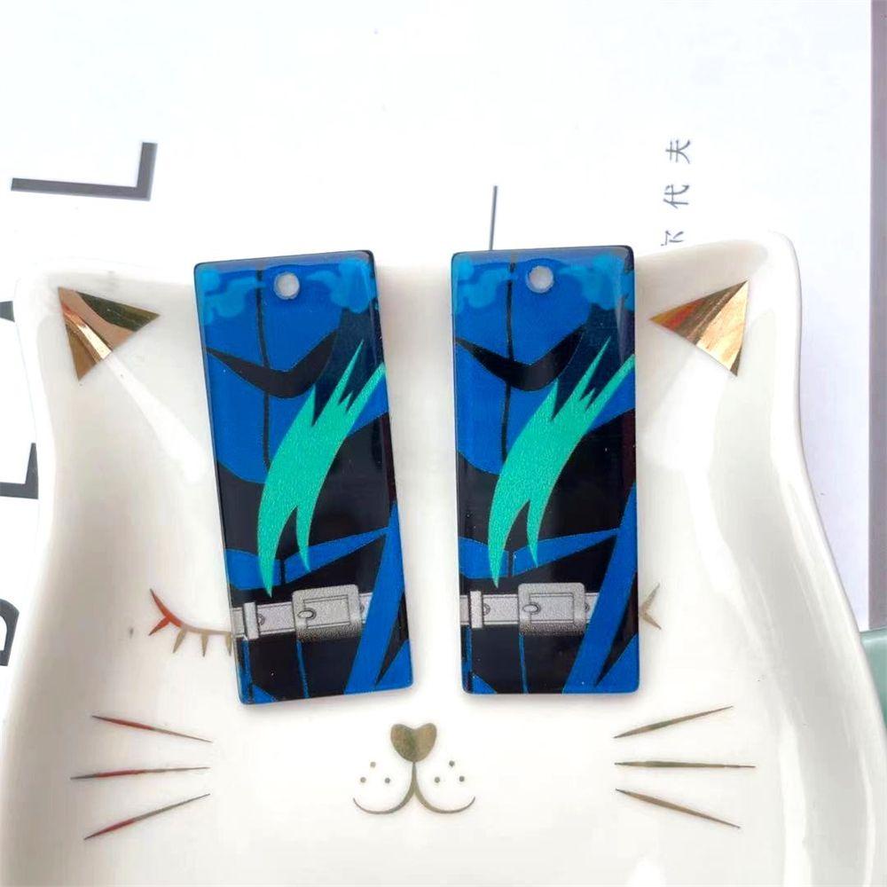 Lily Drop Earrings Perhiasan Fashion Ear Studs Tsuyuri Kanawo Aksesori Cosplay Anime Akrilik