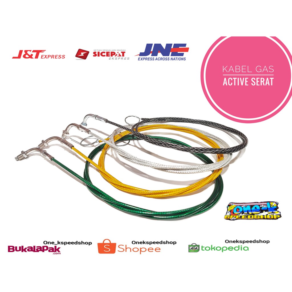 kabel gas serat Tali kabel gas serat karbon universal matic bebek moge sport ukuran panjang 190cm