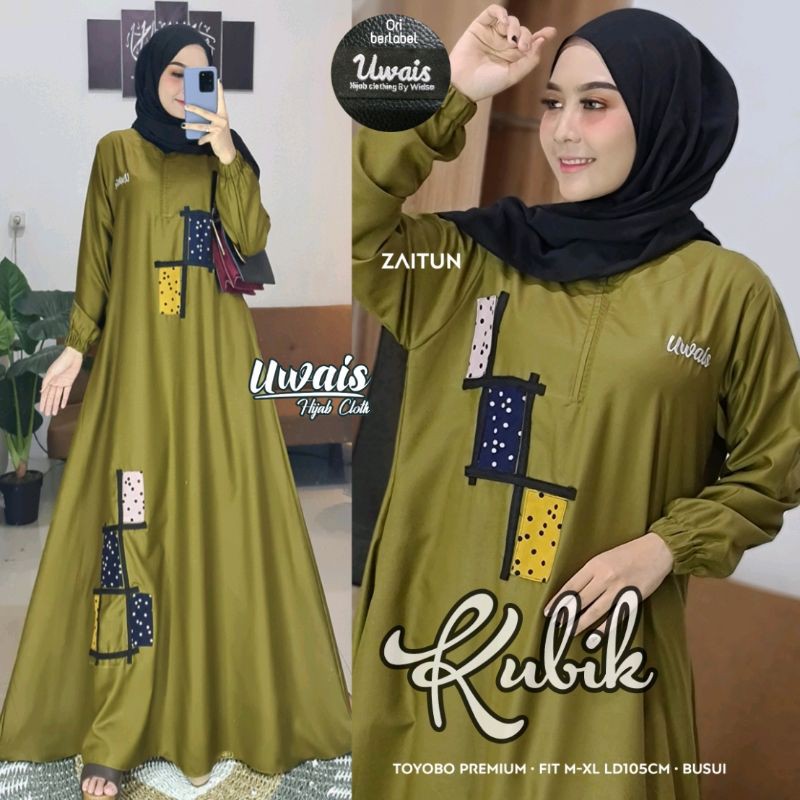 Kubik Maxy / Gamis Toyobo By Uwais Ori Solo
