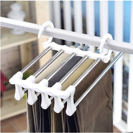 MAGIC HANGER BAJU 5 IN 1 STAINLESS STEEL