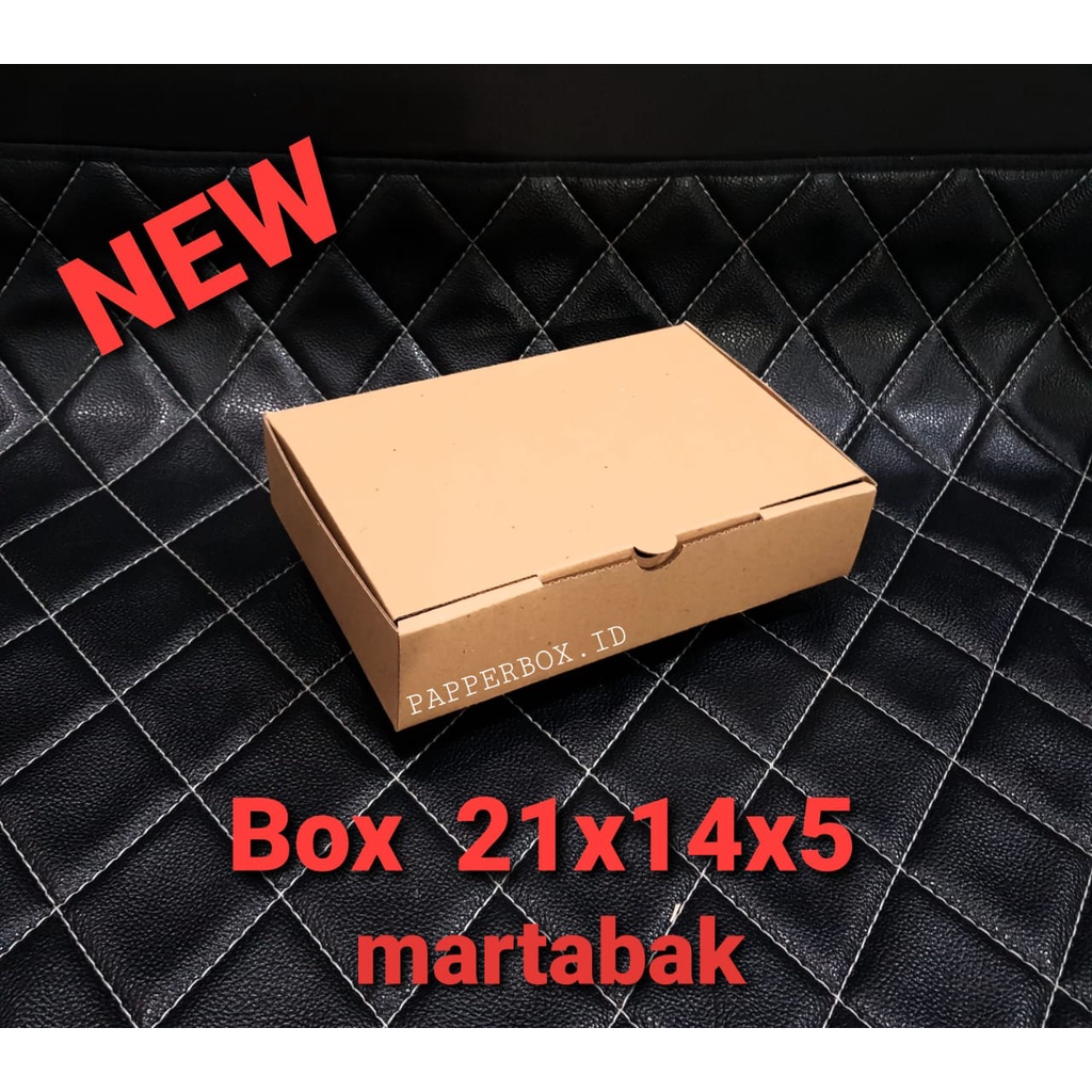 Box Martabak - Box makanan - Kardus kertas - Polos *baca desk*