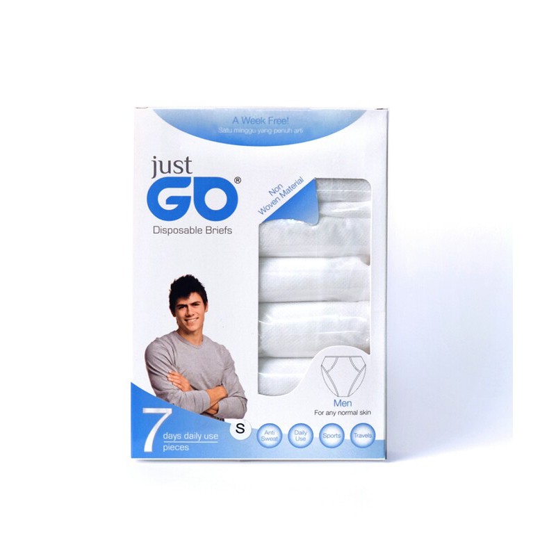 Celana Dalam / CD Kertas Sekali Pakai &quot;Just Go Disposable Panties&quot;