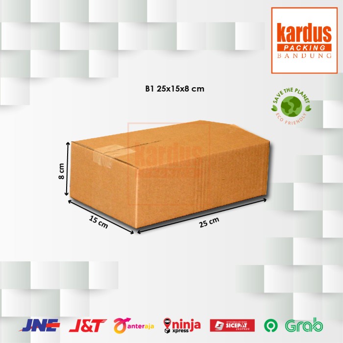 

Kardus Box Karton Dus Kotak Packing Kosmetik Polos Uk 25x15x8