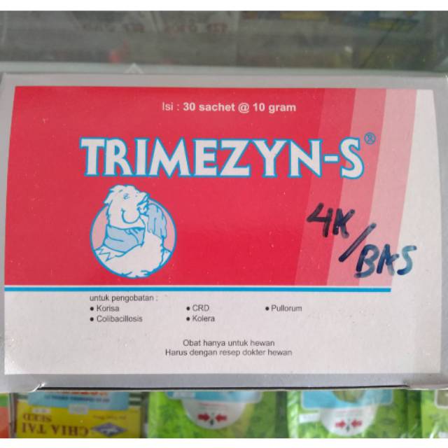 Trimezyn-s (1 box) obat hewan ternak